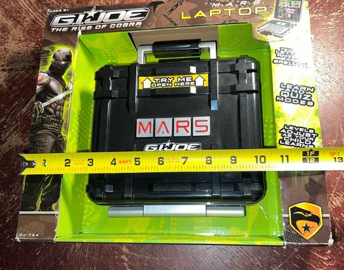 GI Joe MARS Learning Laptop Rise Of Cobra 2009 Black Briefcase Computer Hasbro - Picture 15 of 18