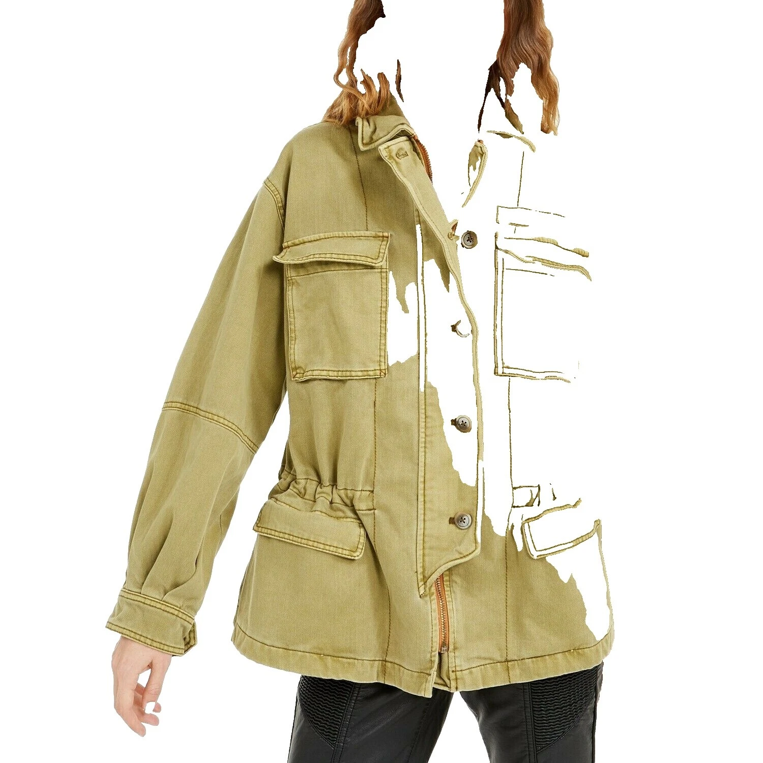 Chaqueta militar Free People Casual abrigos, chaquetas y chalecos para Mujeres