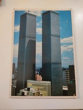 Cartolina Postcard New York City Twin Towers Torri Gemelle Manhattan