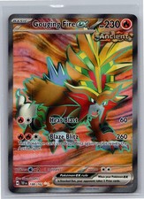 Gouging Fire ex 188/162 Ultra Rare Temporal Forces Pokemon Holo Near Mint