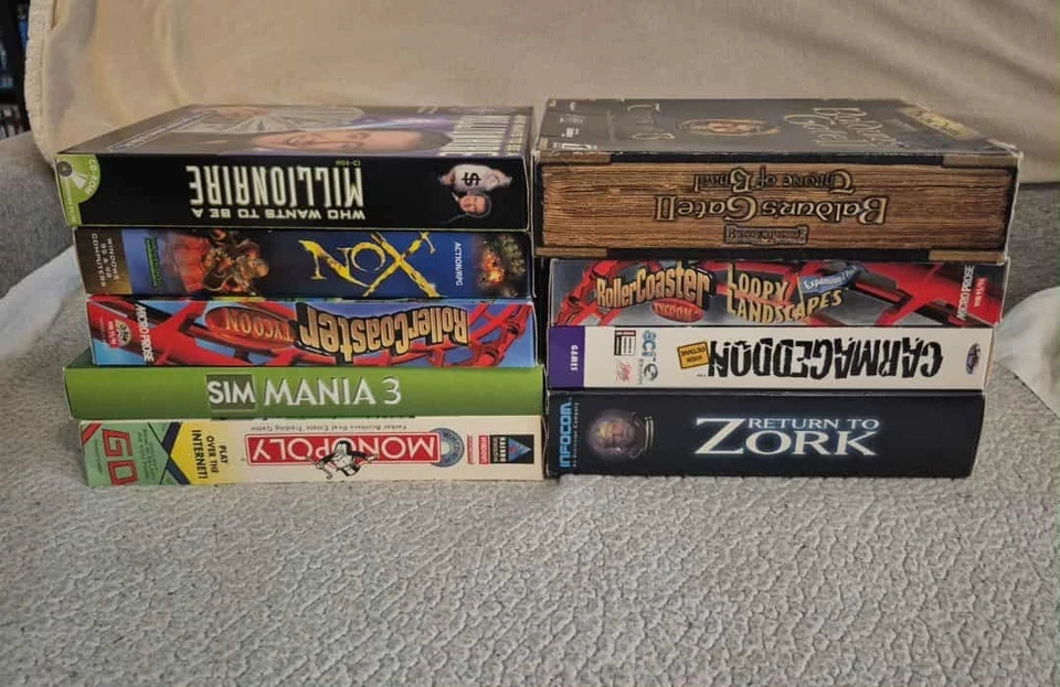Big Box PC Games Lot - Empty Boxes - Some Contents - Image 2 of 4