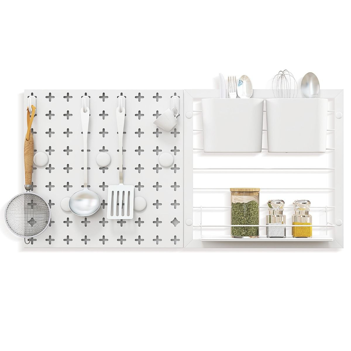 Pannelli Forati Porta Attrezzi Set 2 CW: Organizzatore Parete Professionale