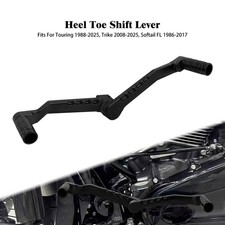Schwarz Fersenspitze Schalthebel Für Harley Touring Road Glide FLTRX 1988-2025