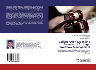 Collaboration Modelling Framework for Legal Workflow Management Shanmuganathan V