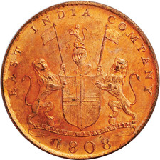 10 Cash Copper Coin from the 1809 Admiral Gardner Shipwreck