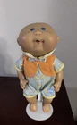 1983 Hard Body Cabbage Patch Kid CPK Baby Bald Blue Eyes Open Mouth And Tongue