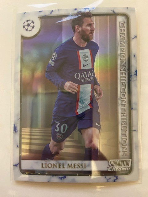 2023 stadium club chrome-lionel messi cc-lm championship contrabutitions /199 view 3
