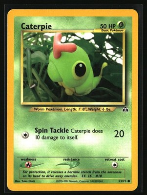 Caterpie Common Neo Discovery 53/75 LP