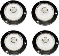 4Pcs Spirit Bubble Levels Little Circular Level Measuring Tools Multi-Directiona