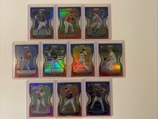 2021 PANINI PRIZM RED, WHITE AND BLUE ROOKIE KEEGAN AKIN ALEX KIRILOFF NEAR MINT