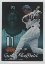 2006 Flair Showcase Legacy Blue /150 Gary Sheffield #12 09k3