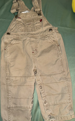 Vintage Arizona Jeans 18M 100% Cotton Snap Leg Adjustable Strap Overalls