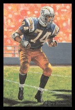 1992 Goal Line Art Card series 4 #110 Ron Mix Nm or better BXOS10