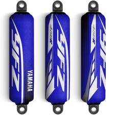 Blue Shock Absorber Covers for Yamaha YFZ450R Team Yamaha Blue 2026 (Set of 3)