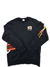 Puma Men's Black Crewneck Sweatshirt Size M Relaxed Sportstyle