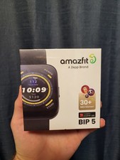 New in Box Amazfit A2215-BLACK BIP 5 Smart Watch, Soft Black FACTORY SEALED