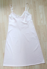 Vintage Lorraine Light Pink Full Slip Rose Lace Trim Womens Size M 36 N