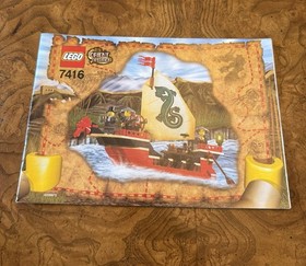 LEGO Adventurer Orient Expedition Emperor's Ship Complete Set 7416