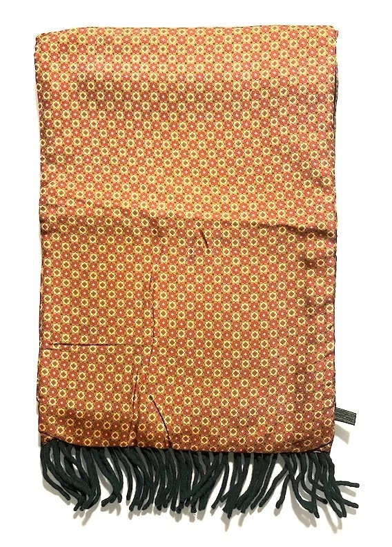 Sciarpa PROCHOWNICK 1880 Doppia Faccia Seta/Lana Made in Italy - Imagen 3 de 4