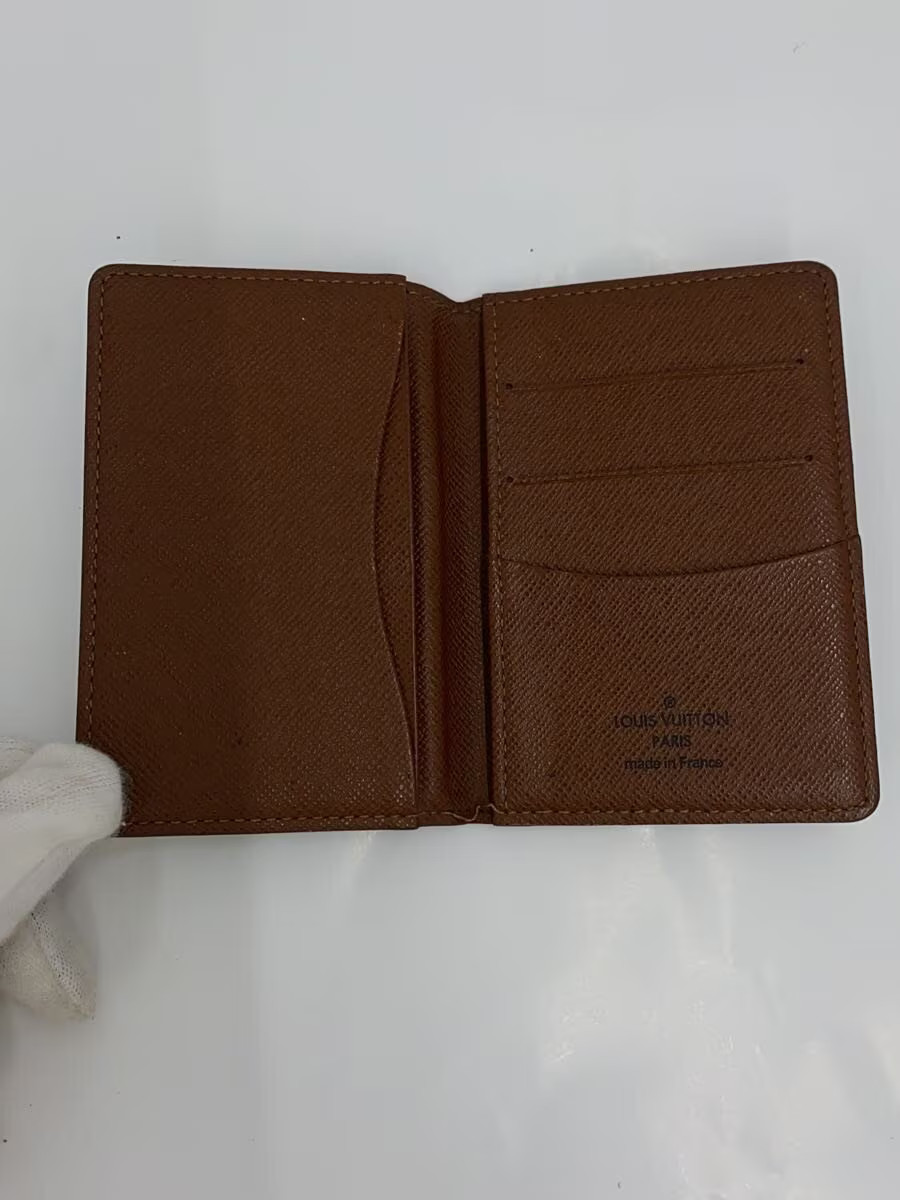 LOUIS VUITTON Organizer de Poche, Monogram Canvas, PVC, Brown, Monogram, Men's thumbnail 4