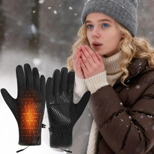 Heated Glove And Thermal Winter With 3 Heating Windproof Touchscreen Capability