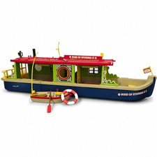 Sylvanian Families Rose of Sylvania II Riverside Canal Boat Barge + Rowing Boat