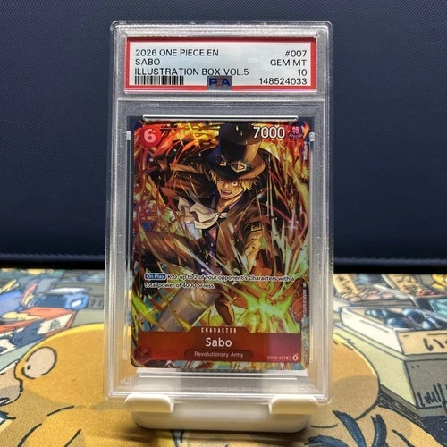 One Piece Illustration Box Vol. 5 Promo Sabo OP05-007 PSA 10