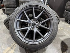 4x 18 Oem 2023 Tesla Model 3 Aero Rims With 5x4.5 Michelin Tires 23545r18 75
