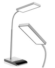 Desk Lamp, 800LM LED for Home Office, 12W Reading for Desk, Eye-Caring Gray