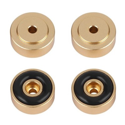 4pcs Aluminum HIFI Audio Speaker Isolation Feet Absorb Shock Pad Amplifier Stand