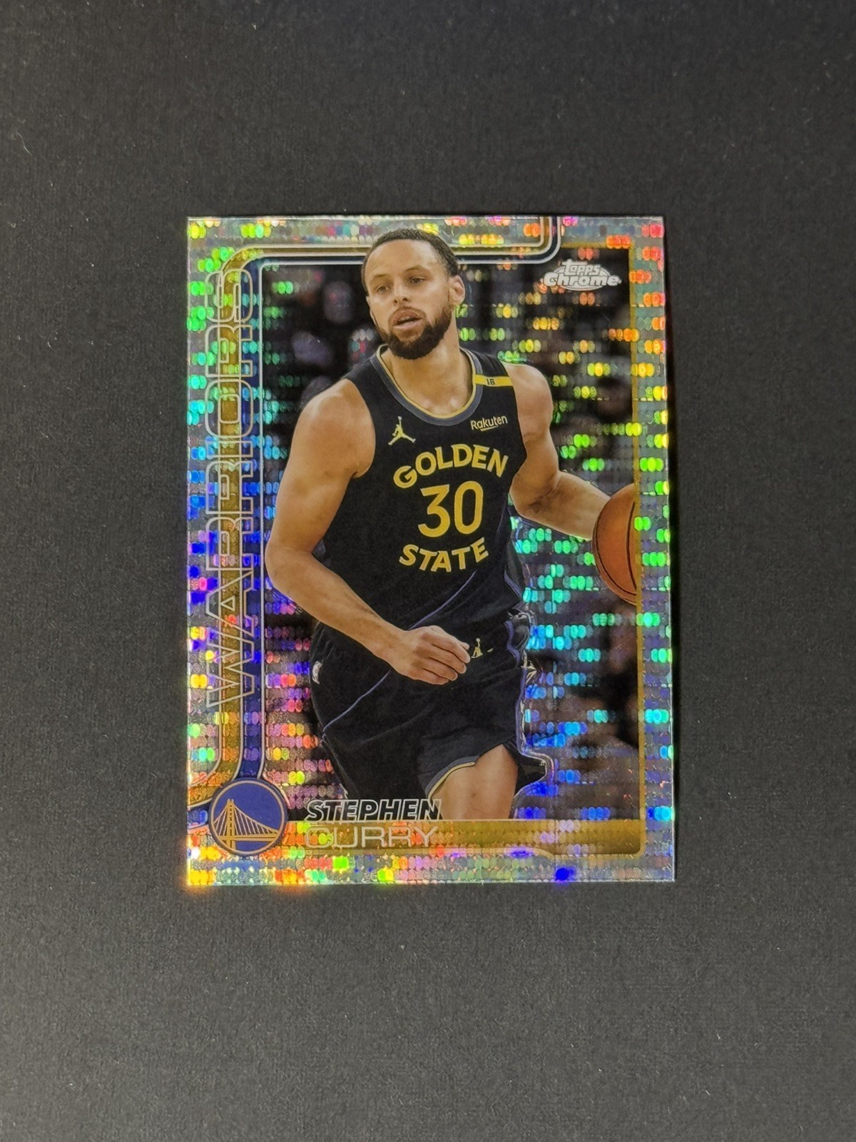 2025-26 Topps Chrome Basketball #201 Stephen Curry PULSAR REFRACTOR - Warriors