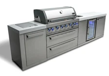 Mont Alpi 6 Burner Island with Bev Center