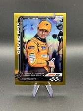 2025 Topps Chrome Formula 1 F1 #132 Lando Norris True Gold Refractor /50
