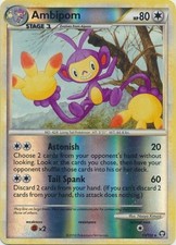 Ambipom - 13/102 - Rare - Reverse Holo (Near Mint) Triumphant - Colorless Pokémo