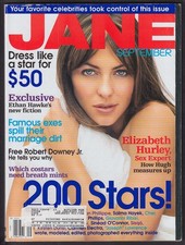 JANE Elizabeth Hurley Robert Downey Jr Ethan Hawke Salma Hayek Cher ++ 9 2000