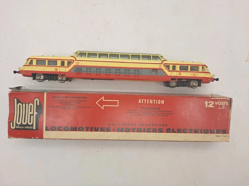 JOUEF AUTORAIL PANORAMIQUE LOCOMOTIVE DIESEL SNCF train electrique HO - Photo 2/4