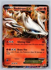 Reshiram EX BW36 Holo Promo Black And White Promo Pokemon Damaged on eBay