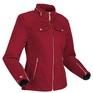 Segura Bahia Ladies Motorbike Motorcycle Textile Jacket Red