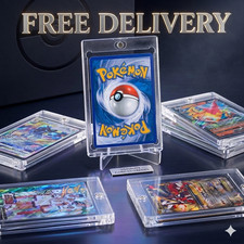 Premium Magnetic Card Cases for Pok mon Cards   Clear Acrylic TCG Protectors Blo