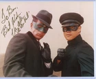 Van Williams The Green Hornet Britt Reid Signed Autograph Photo With Bruce Lee