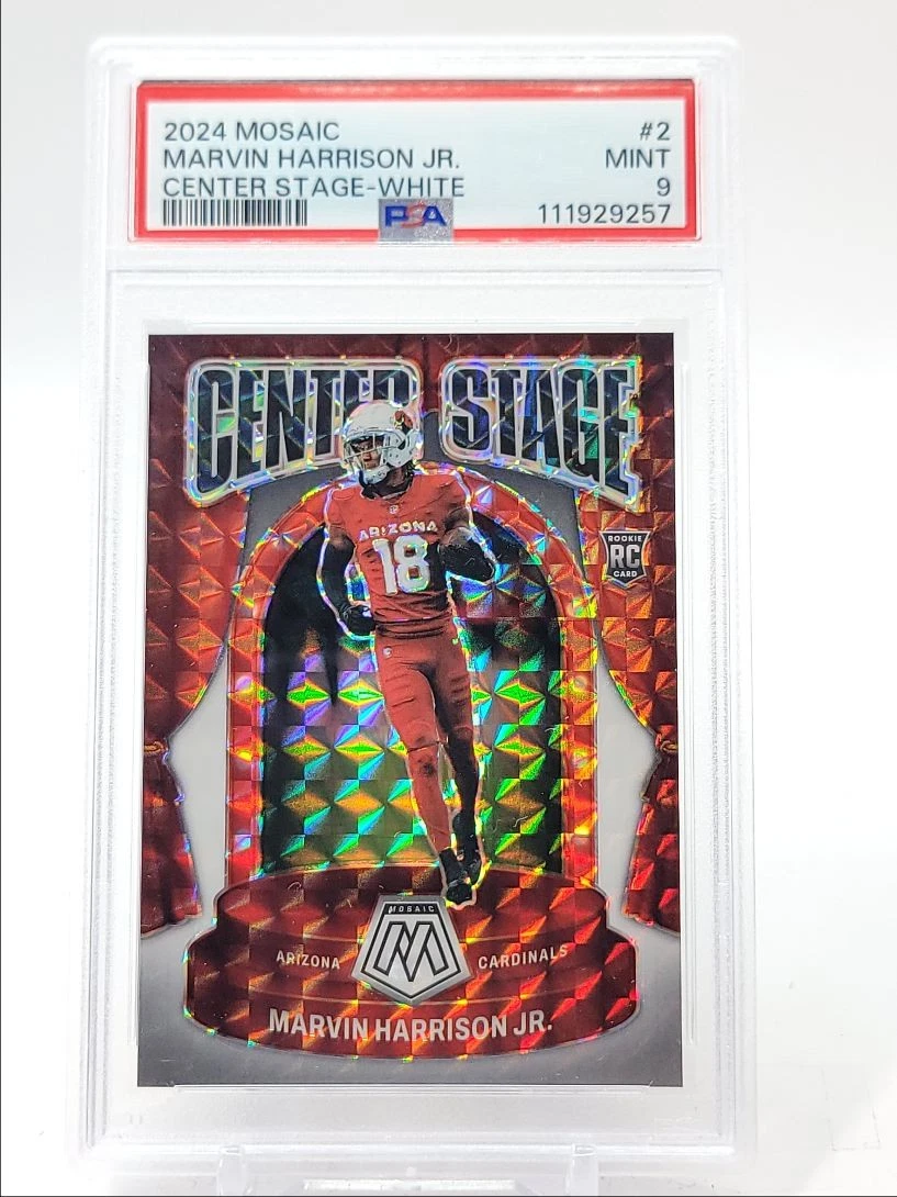 Marvin Harrison Jr. Panini Mosaic Center Stage #2 White