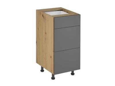 Schubladenschrank Schubladenkommode Unterschrank 3 Schubladen Einbauküche - Bild 1 von 2