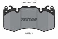 NEU - Textar 2465901 Bremsbelagsatz, Scheibenbremse FüR Land Rover