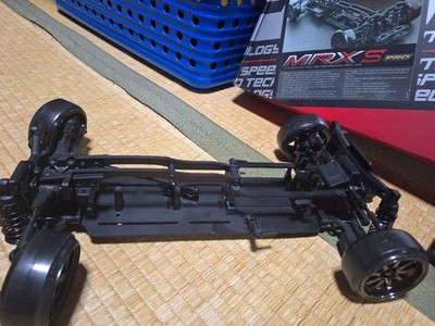 MRS MRX-Spro RC Car Chassis with Aluminum Motor Mounts and Servo Horn Upgrades