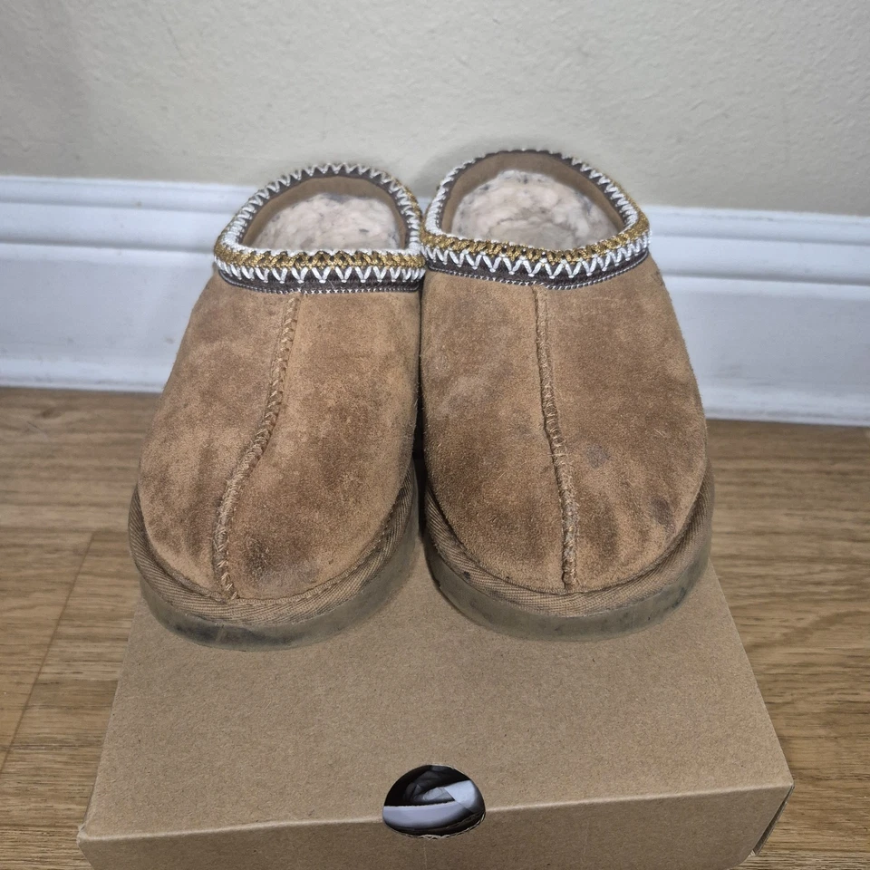 Zapatilla para mujer UGG Tasman sin cordones piel de oveja castaño 7 Foto 2 de 4
