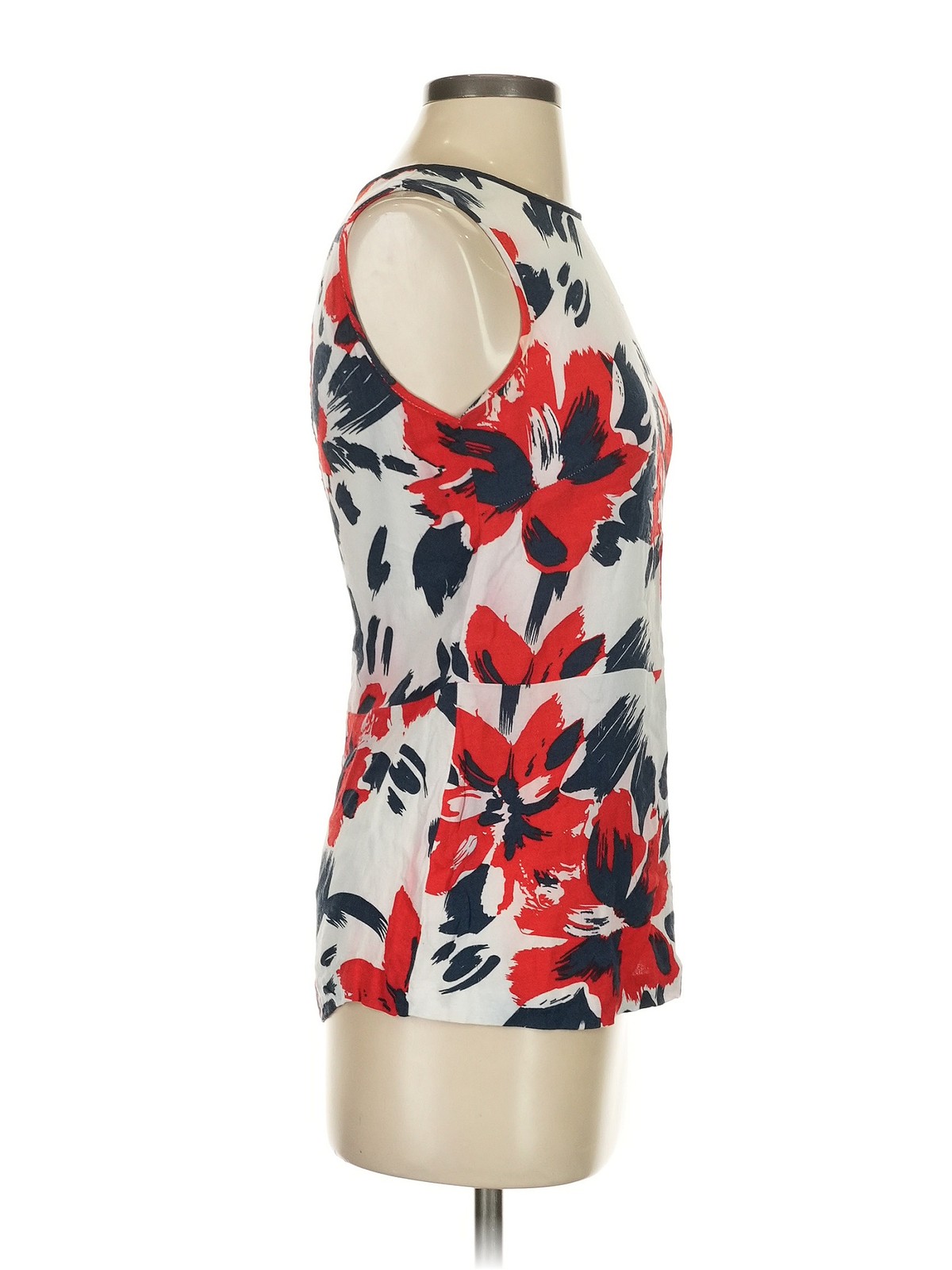 Mango Women Red Sleeveless Blouse XS thumbnail 3