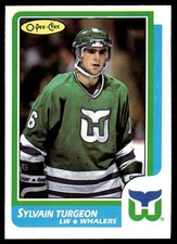 1986-87 O-Pee-Chee Sylvain Turgeon Hartford Whalers #103