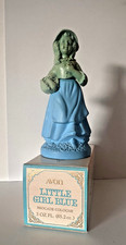 Vintage Avon Little Girl Blue Brocade Cologne 85cc fragrance 1970s perfume
