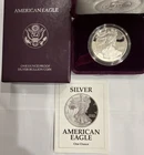 1992 S Silver American Eagle Proof 1 Oz. w/ Original box & COA