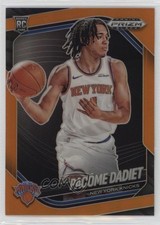2024-25 Panini Prizm Black Orange 21/49 Pacome Dadiet Pacôme #208 3hd